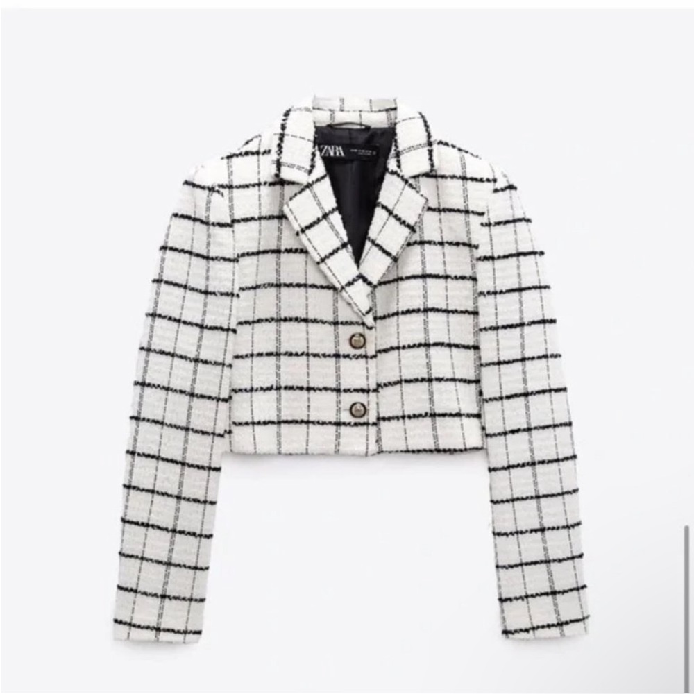 Zara cropped blazer